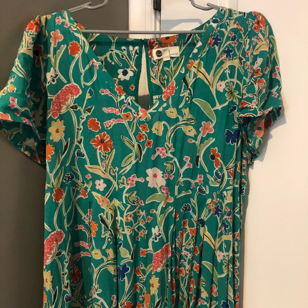 Anthropologie floral Jumpsuit